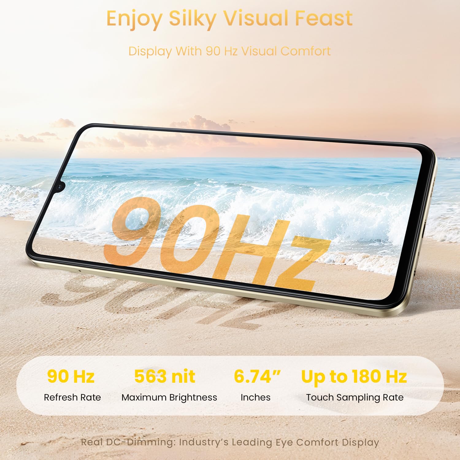 Amazon.com: realme Note 70T 4G Smartphone 4+64GB, 6.75 inch Screen